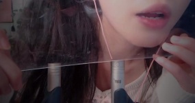 B站 芝麻对辣 asmr  吸滑的舔你的脸