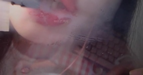 芝麻对辣 ASMR 对着小麦又亲又舔 近距离舔屏