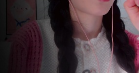 芝麻对辣 ASMR 近距离舔麦 透视管道舔脸 吸管口腔音