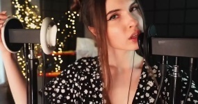 tangerin asmr – 舔耳朵的橘子
