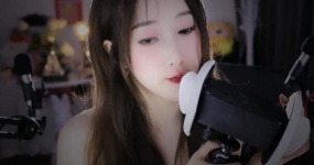 虎牙 绮夏 ASMR 舔耳弹舌