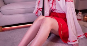 鬼花 新年初耳舐め♡巫女の厄祓い濃厚舐め責め