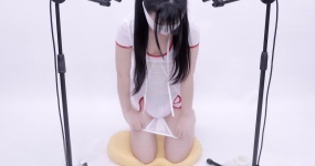 晓美 情趣护士服 口腔音