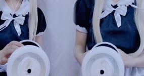 渔亦声 诶嘿嘿俩女仆同时为你服务