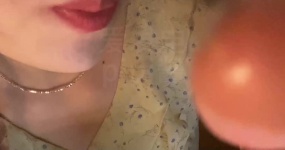 pipi酱睡不醒  慢速近距离口水画