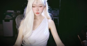 秋水  异域神女-露脸_肚脐_大量孔雀鱼