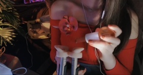 不吃肉的小兔叽 超爱的回音啵啵➕水啵球➕玻璃杯啵啵