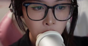椰子ASMR 穿透慢天 黑衣